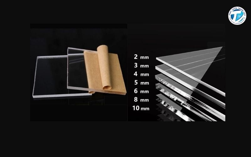 Chọn mica có độ dày phù hợp khi làm móc khóa mica